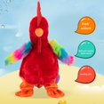 thumbnail image 3 of Musical Squawking Chicken Toy Singing Dancing Plush Rooster Electric Stuffed Toy, 3 of 3
