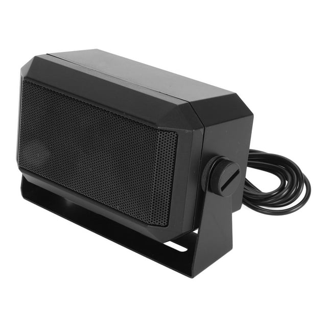 Altavoz Externo Para Radio De Coche, Altavoz De Radio CB Rectangular De Alto Rendimiento De 4 Ohmios, Enchufe De 3,5 Mm, 5 W Para Transceptor Móvil Para Radioaficionado