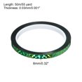 thumbnail image 2 of 8mm x 50m Prism Tape, Holographic Reflective Self Adhesive for DIY Art Craft Wrapping Decoration, Green, 2 of 5