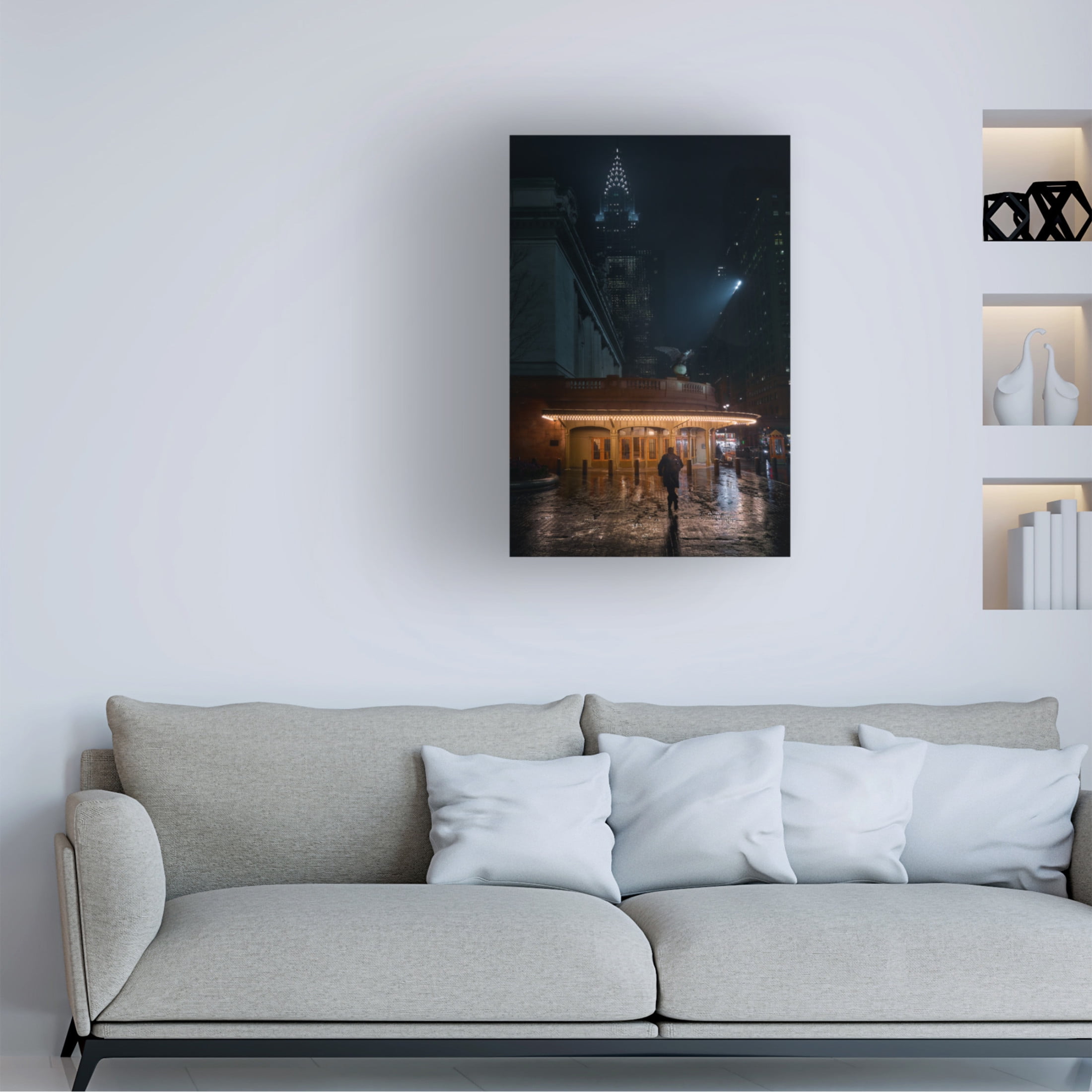 Trademark Fine Art Javier de la I'm Late Canvas Wall Art