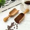 thumbnail image 5 of NANDIYNZHI 2pcs Mini Acacia Wood Coffee Spoons Wooden Scoops For Jars Coffee Bean Scoop Multipurpose Spoon Wood Measuring Spoons Mini Wooden Scoops Coffee Scoop For Ground Coffee, 5 of 7