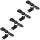 thumbnail image 1 of Mini Ventilador Portátil BlitzBlack 4Pzas Negro 5W Silicón+Plástico Ventilador USB-C., 1 of 1