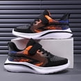 thumbnail image 2 of Zanarzt Tennis Shoes Boys Shoes Non Slip Mesh Tennis Shoes Fashion Lightweight Breathable Kids Sneakers for Little Kids/Big Kids Orange,US 2, 2 of 5