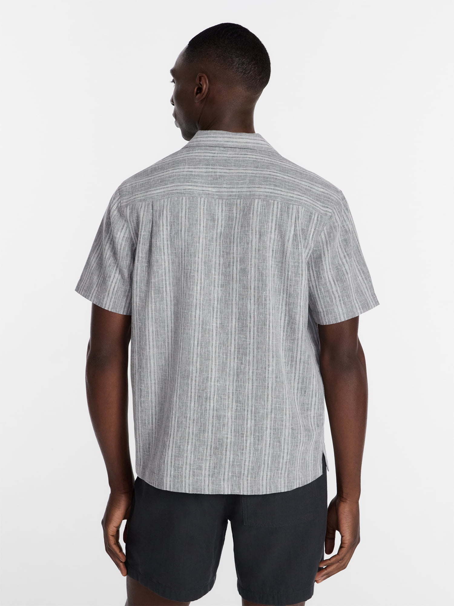 George Men's Textured Camp Shirt, Sizes S-5XL