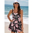 thumbnail image 4 of DOKOTOO Women's Swimdress One Piece Bathing Suit Vacation Beachwear Swimsuit, 4 of 10