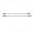 Silver, variant on 2Pcs 20Cm Adjustable Car Front Bumper Lip Splitter Rod Support Bar