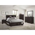 thumbnail image 2 of Eastern King Size Bed featuring Storage Drawers and Headboard in Modern Style, 2 of 7