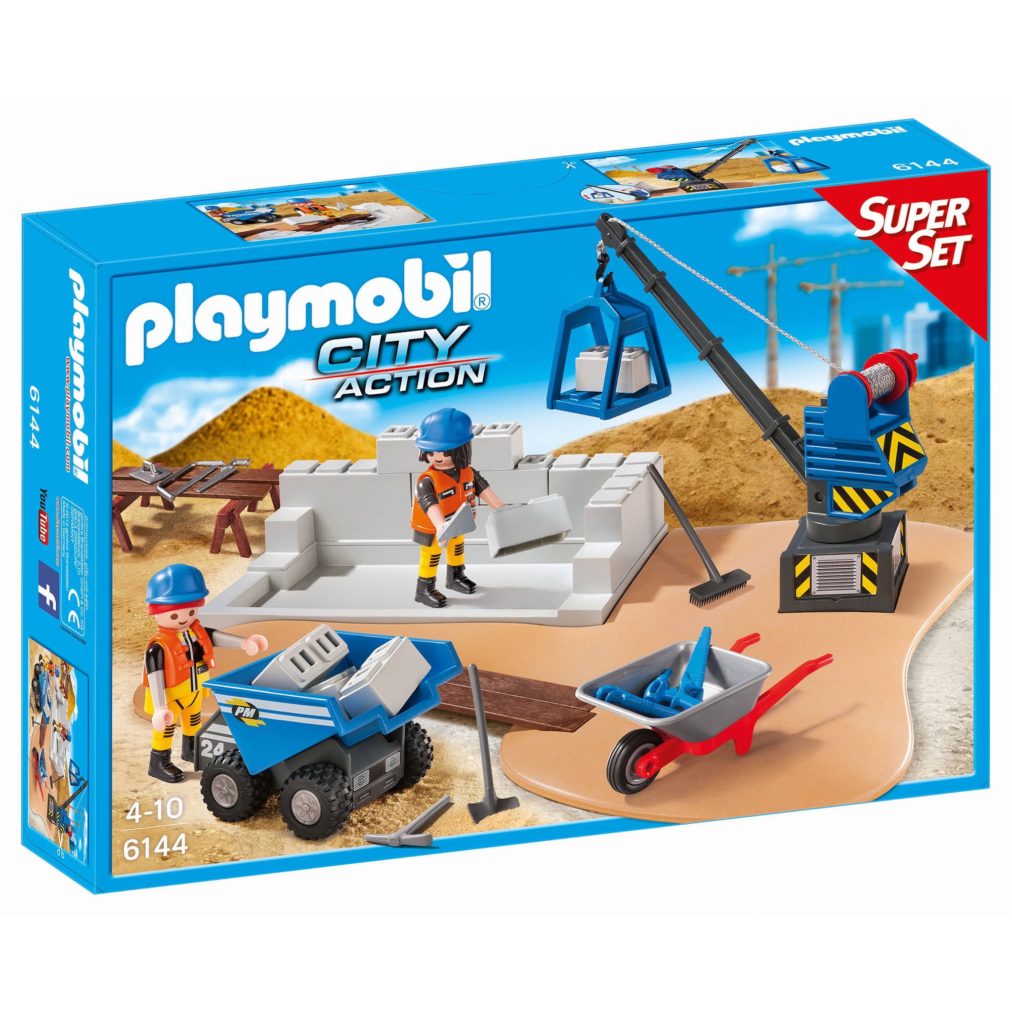 NEW Tool Set/Tools for workman Playmobil   City Life/Construction Site 