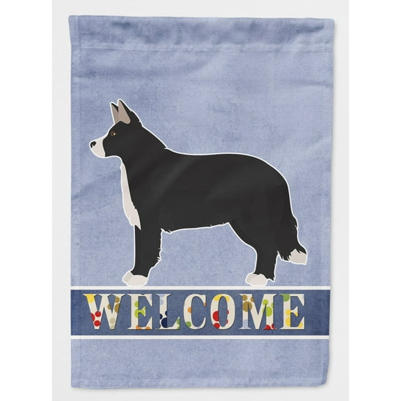 Carolines Treasures CK3779CHF Shollie 1 Welcome Flag Canvas House Size  Large multicolor