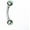 Light Green, variant on 1pc Women Eyebrow Circular Nail Body Piercing Delicate Jewelry Stainless Steel Nail Rings-Black