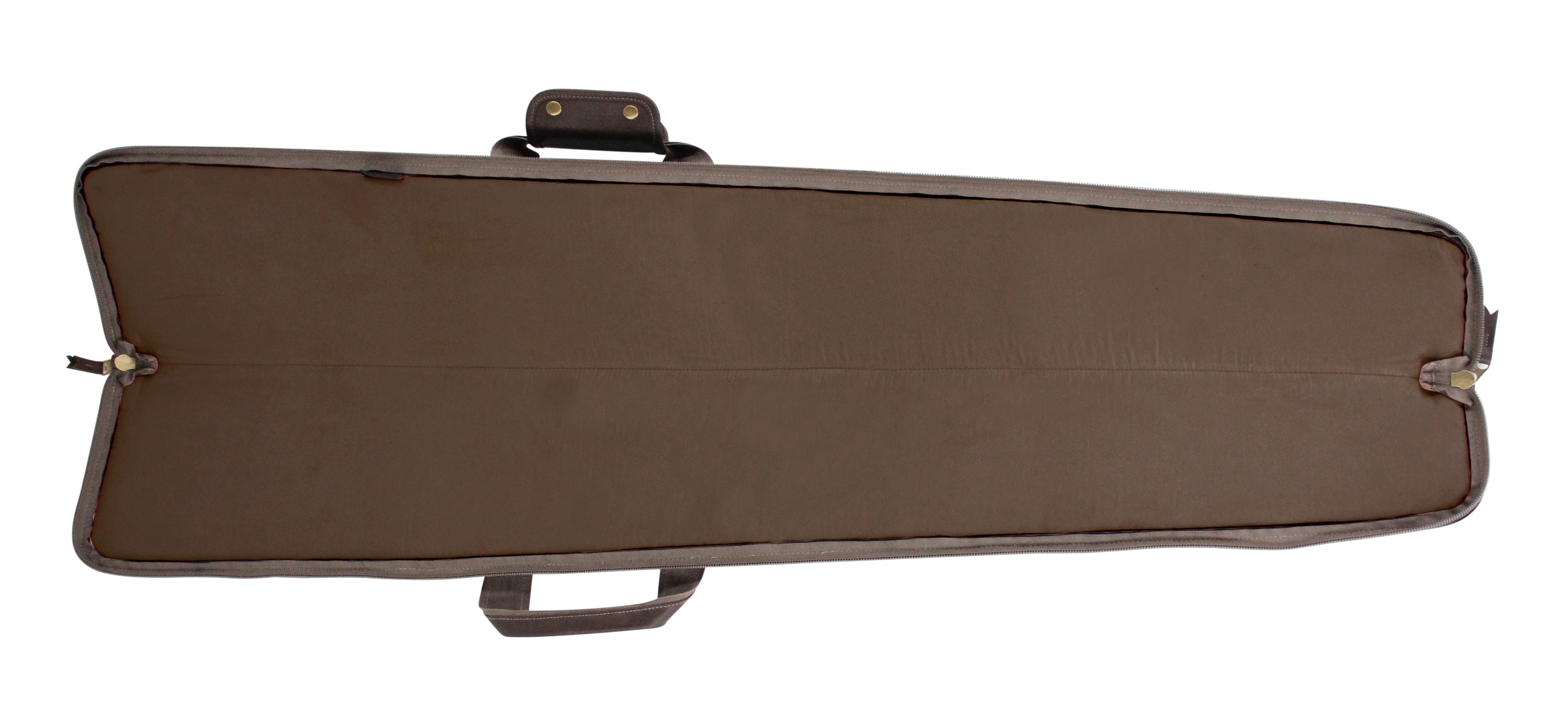Evolution Outdoor President Series 52" Quilted Shotgun Case, Brown Suede Lining, Dual Foam