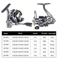 thumbnail image 4 of Carrete de pesca 1 señuelo de metal 15 kg Max Drag 3+ rodamientos Spinning Wheel Gear (DA2000) Sywqhk Para Estrenar, 4 of 9