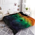 thumbnail image 7 of Kainsy Black Wolf Throw Blanket Flannel Plush Warm Wolf Blanket Throw Blankets for Kids, Adults, Teens Gradient Light Wolf Bed Blanket for Art Gift Home Decorative Sofa " (Gradient Wolf)(30"x40"), 7 of 7
