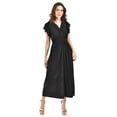 thumbnail image 1 of Vestido largo manga volantes Roman Fashion /Juvenil, 9940-SO (Negro) negro CH, 1 of 5