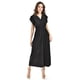 thumbnail image 1 of Vestido largo manga volantes Roman Fashion /Juvenil, 9940-SO (Negro) negro G, 1 of 5