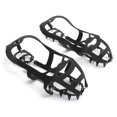 thumbnail image 4 of Crampones 18 dientes antideslizantes agarre fuerte tacos de hielo resistentes a caídas para montañismo al aire libre clima nevado, 4 of 14