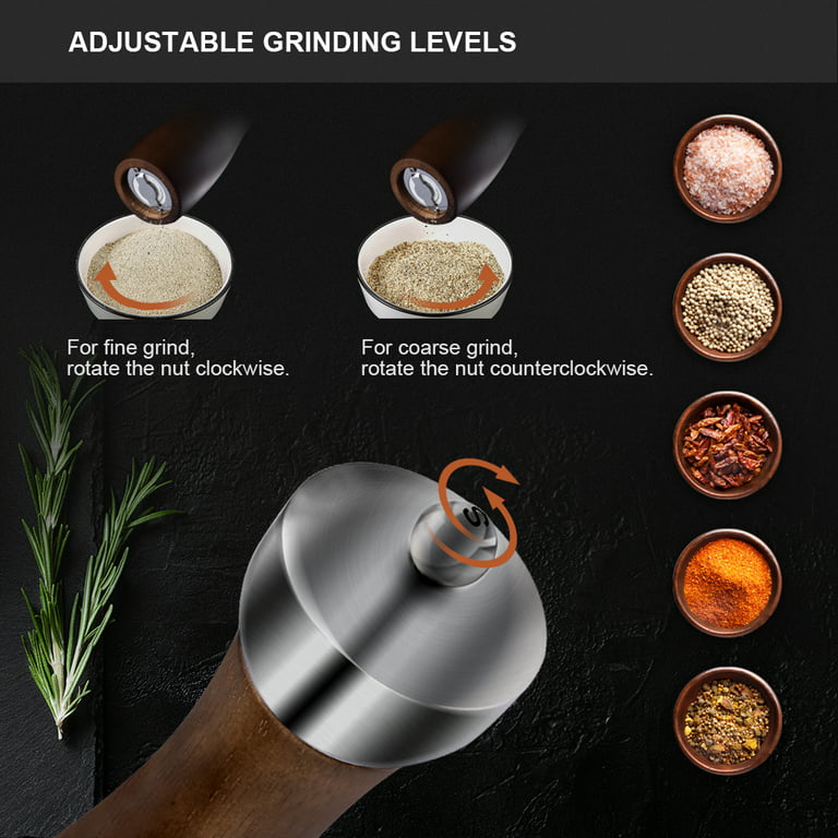 Arigold Automatic Pepper and Salt Mill Grinder – AriGoldLLC