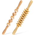 thumbnail image 1 of Coloody 2 Pieces Wood Therapy Massage Tools, Rollers Wooden Massager, Anti Cellulite Massage Roller, Handheld Massage for Draining The Lymphatic System, 1 of 1