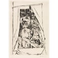 thumbnail image 3 of Max Beckmann 14x18 Black Modern Framed Museum Art Print Titled - Children at the Window (1922), 3 of 5