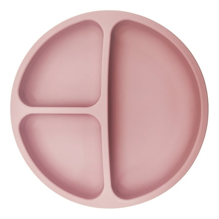 

Baby Toddler Silicone Plate BPA-Free Silicone Sucker Divided Plate Mat Non Slip Bowl Infants Self Feeding Bowl