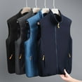 thumbnail image 5 of Kureaily Men's Fleece Vest, Lightweight Warm Zip Up Polar Vests Outerwear with Zipper Pockets, Sleeveless Jacket for Winter, 5 of 6