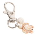 thumbnail image 3 of Turquoise Turtle Keychain Charm for Decoration White Metal Animal Accessory, 3 of 5