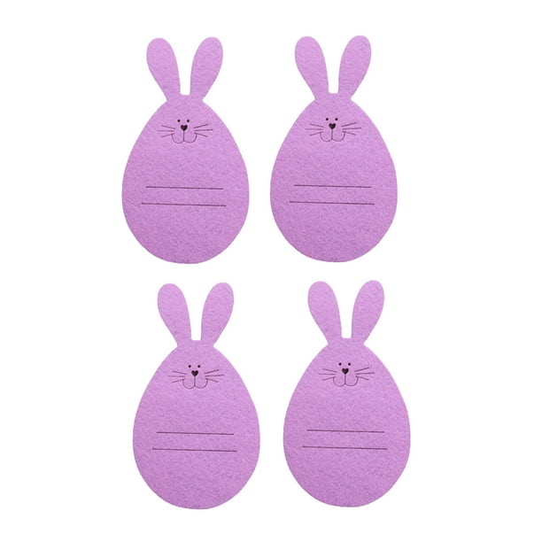 Ganfancp 4Pcs Pascua Cubiertos Bolsa Set Festivo Fiesta Cubiertos Decoración Bolsa Cubiertos Decoración Ofertas Del Día Liquidación 4X Bolsas para Cuchillos y Tenedores de Pascua