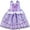 Purple princess, variant on ATAIKU 1-4T Blue Princess Dress Up Aprons Dress for Toddler Baby Girls, 1PCS Waterproof Mess Play Clothes Halloween Gift