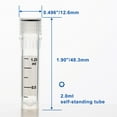 thumbnail image 5 of Cryovials Sterile Tubes 2ml Lab Vials with Caps Cryovial for Low Temperature Storage, Case of 100, 5 of 6