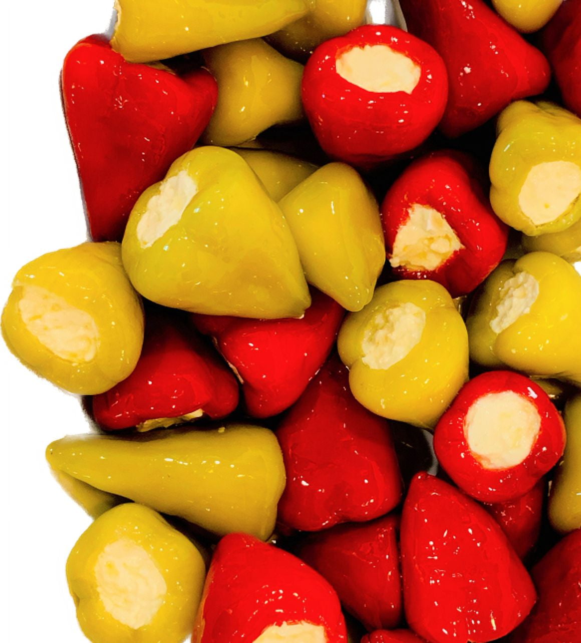 (2 pack) Fine Food Dittmann Golden Greek Peppers Stuffed with Cream Cheese & Feta
