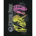 thumbnail image 2 of Jurassic Park Boy's Dino Skull Fossils Graphic Print Kids Short Sleeve T-Shirt, 2 of 5
