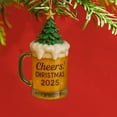 thumbnail image 4 of Christmas Beverage Pendant, Christmas Tree Ornament - 2025 "Cheers!" Christmas Beer Mug Ornament Festive Hanging Decor For Christmas Tree Ideal For Holiday Celebrations, 4 of 6