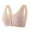 Pink, variant on Front Snaps Full Coverage Bras for Women Comfortable Front Closure Sports Bras Breathable Everyday Bras Lingerie Push Up Wireless Support Bra Front Fastening Bras for the Elderly