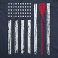 thumbnail image 2 of Mens Funny T Shirts Lacrosse Flag Sarcastic USA Graphic Novelty Tee For Men Graphic Tees, 2 of 9