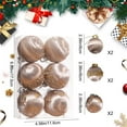 thumbnail image 3 of chaungfeng 2.4 Inch hristmas Ornaments Xmas Balls - Pack of 6 Christmas Tree Decorations Shatterproof - Satin Glitter Xmas Bulbs Set for Party, Muti Color, 3 of 7