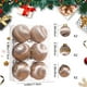 thumbnail image 4 of Lekihaqq Christmas Tree Ornaments Shatterproof Plastic Christmas Balls Decor White Gold Red Gray Hanging Holiday Party Tree Decorations for Home Family Kids, 4 of 8