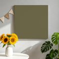 thumbnail image 2 of Canvas Wall Art, Sage Green Framed Canvas Prints for Bathroom Kitchen, Brown Solid Color Simple Abstract Gallery Wrapped Wall Decor for Home Office, Gifts, 10"x10" Ship Next Day, 2 of 9