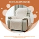 thumbnail image 3 of unbranded Cobertor Para Sillón Beige Resistente Y Reutilizable Con Toque Confortable Para, 3 of 8