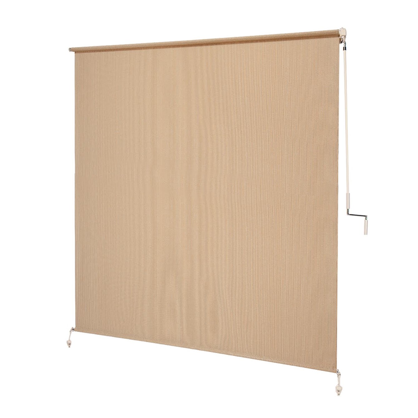 Coolaroo Select Exterior Sun Roller Shade (80) Almond 4