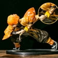 thumbnail image 2 of Demon Slayer Kimetsu no Yaiba figura de acción de Anime, Kamado Tanjirou, Agatsuma, Zenitsu, Nezuko Warrior, modelo de PVC, juguetes, 15CM qym unisex, 2 of 2
