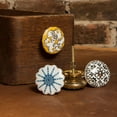 thumbnail image 5 of Set of Six Ceramic Denton Cabinet Knobs by Trinca-Ferro, 5 of 7