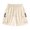 ☪409-Beige, variant on Nuoqisi Men's Summer Casual Comfort Drawstring Pocket Elastic Waist Shorts - Relaxed Fit Shorts for Warm Weather Outings and Everyday Wear