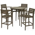 thumbnail image 1 of Noble House Ensemble de Bar en Bois d'Acacia Rustique 5 Pcs Gris, 1 of 11