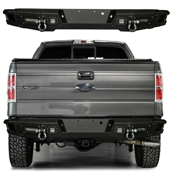 Vijay Rear Bumper Fits 2009-2014 Ford F-150 with Spotlight