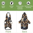 thumbnail image 6 of KLL Fiery Skull Trio for Basic Dog Hoodie - Pet Hoodie Sweater with Leash Hole - Cute Dog Sweatshirt - Pet Clothes Hooded Sweatshirt for Dog & Cat -Medium, 6 of 8