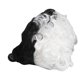 thumbnail image 1 of Peluca corta rizada ANGGREK Peluca rizada blanca negra ajustable Cosplay para fiesta, 1 of 8