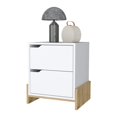 thumbnail image 5 of DeeHome Lovell Nightstand with Sturdy Base and 2-Drawers, 5 of 7
