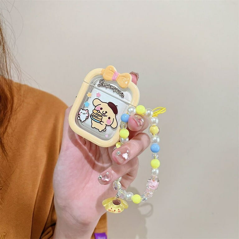 Funda Para Airpods Cute My Melody Kuromi Bracelet pendant for Airpods 1/2/3  Pro
