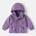 thumbnail image 6 of Fesfesfes Kids Waterproof Rain Jacket Hooded Full Zip Lightweight Outdoor Coat for Boys and Girls Ages 2-12 Years, 6 of 9