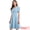 Dusty Blue, variant on DARING DIVA Women's Vintage Puff Sleeve Peter Pan Collar Dress S Black